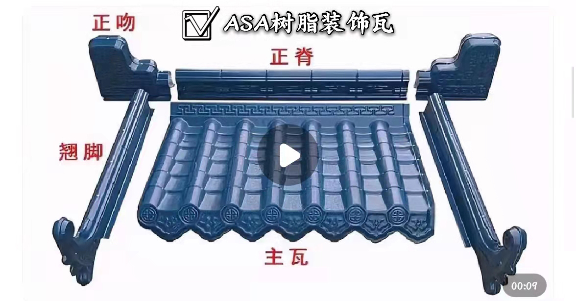 仿古一體瓦